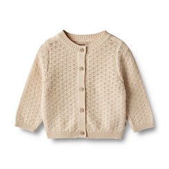 Wheat Knit Cardigan Magnella - Sandshell